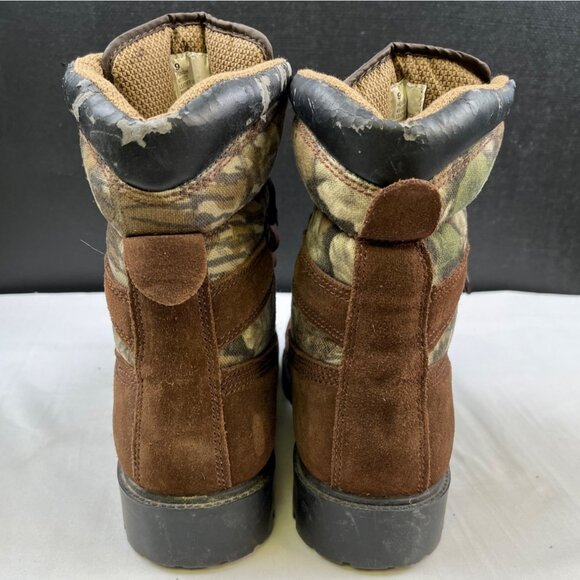 Brahma Men\'s Brown/Camo Hunting Shoes/Boots Sz 9 SKU 4669